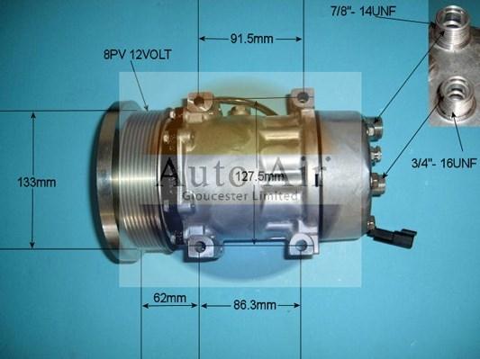 Auto Air Gloucester 14-4813 - Kompresors, Gaisa kond. sistēma adetalas.lv