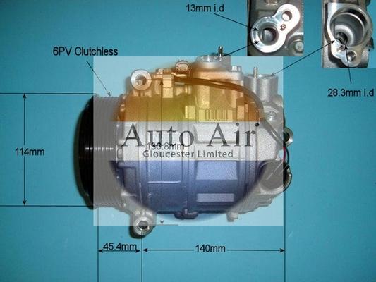 Auto Air Gloucester 14-6256 - Kompresors, Gaisa kond. sistēma adetalas.lv