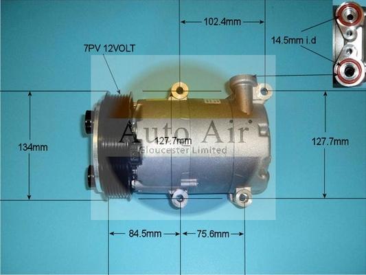 Auto Air Gloucester 14-0321 - Kompresors, Gaisa kond. sistēma adetalas.lv