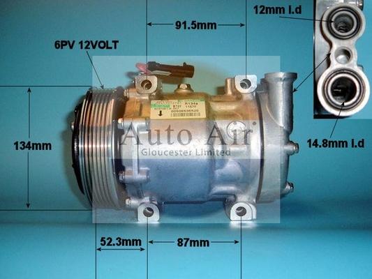 Auto Air Gloucester 14-1157 - Kompresors, Gaisa kond. sistēma adetalas.lv