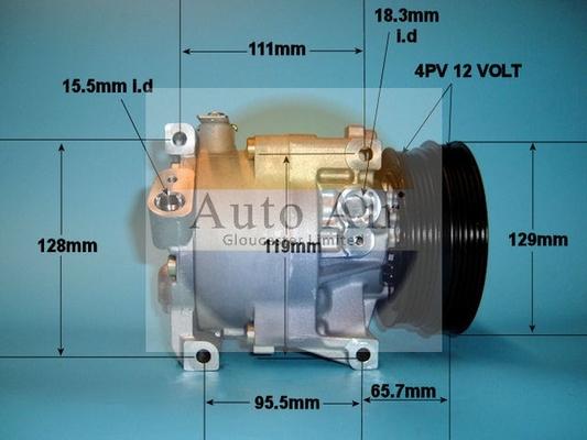 Auto Air Gloucester 14-1175 - Kompresors, Gaisa kond. sistēma adetalas.lv