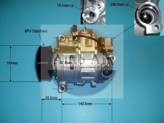 Auto Air Gloucester 14-1256 - Kompresors, Gaisa kond. sistēma adetalas.lv