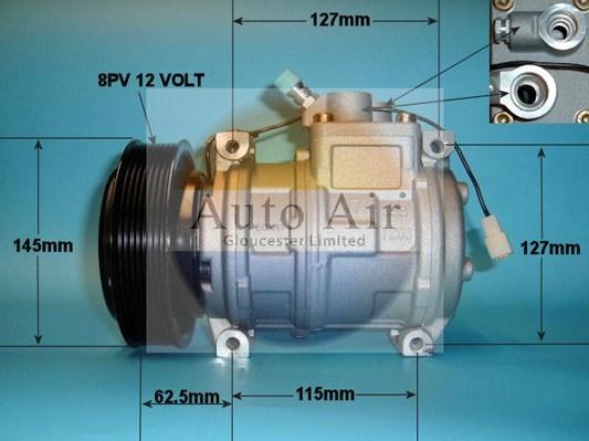 Auto Air Gloucester 14-1262 - Kompresors, Gaisa kond. sistēma adetalas.lv