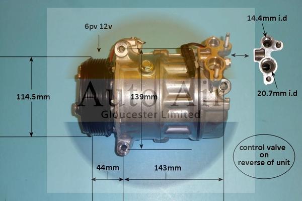 Auto Air Gloucester 14-1769P - Kompresors, Gaisa kond. sistēma adetalas.lv