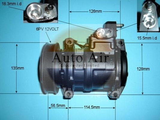 Auto Air Gloucester 14-3040R - Kompresors, Gaisa kond. sistēma adetalas.lv