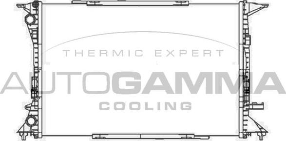 Autogamma 105612 - Radiators, Motora dzesēšanas sistēma adetalas.lv