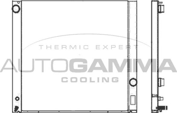 Autogamma 103560 - Radiators, Motora dzesēšanas sistēma adetalas.lv