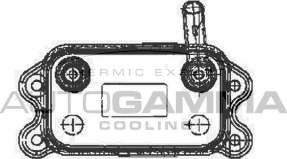 Autogamma 102522 - Eļļas radiators, Motoreļļa adetalas.lv