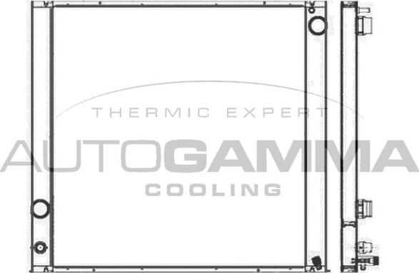 Autogamma 107369 - Radiators, Motora dzesēšanas sistēma adetalas.lv