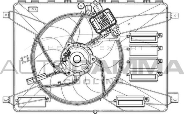 Autogamma GA200960 - Ventilators, Motora dzesēšanas sistēma adetalas.lv