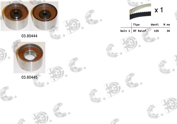 Autokit 04.5447 - Zobsiksnas komplekts adetalas.lv