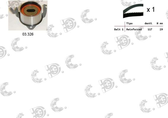 Autokit 04.5452 - Zobsiksnas komplekts adetalas.lv