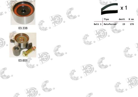 Autokit 04.5463 - Zobsiksnas komplekts adetalas.lv