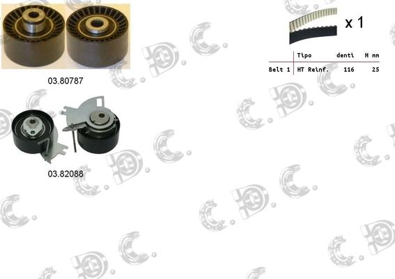 Autokit 04.5406 - Zobsiksnas komplekts adetalas.lv