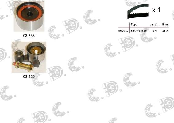 Autokit 04.5411 - Zobsiksnas komplekts adetalas.lv