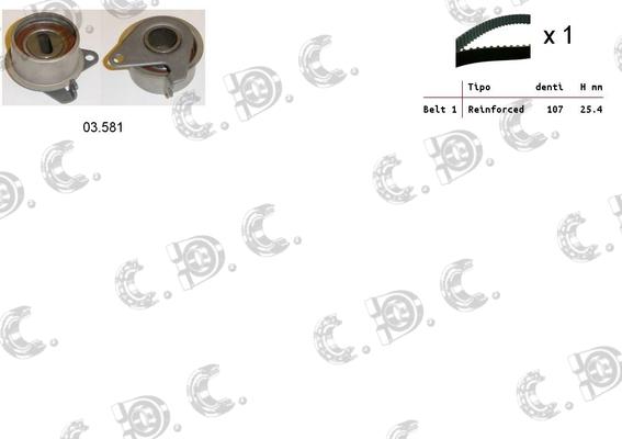 Autokit 04.5433 - Zobsiksnas komplekts adetalas.lv