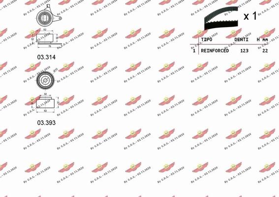 Autokit 04.5425 - Zobsiksnas komplekts adetalas.lv