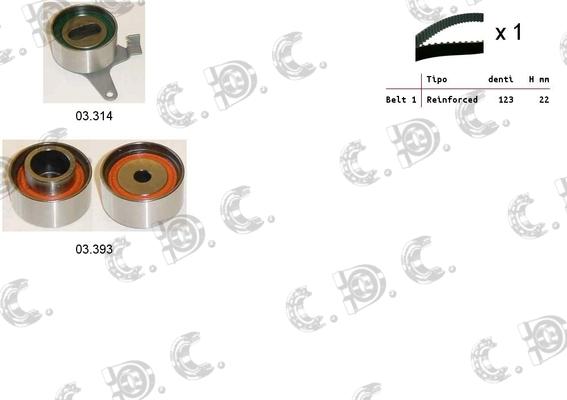 Autokit 04.5425 - Zobsiksnas komplekts adetalas.lv