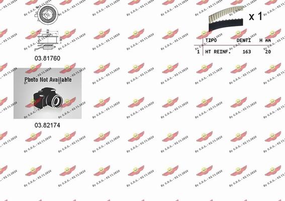 Autokit 04.5474 - Zobsiksnas komplekts adetalas.lv