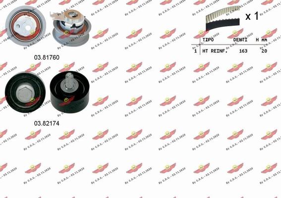 Autokit 04.5474 - Zobsiksnas komplekts adetalas.lv