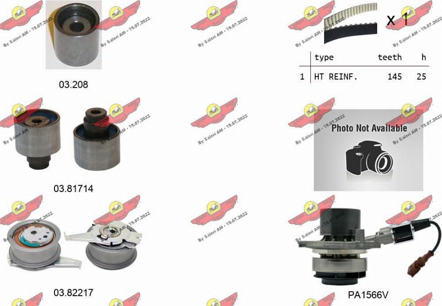 Autokit 04.5477PA2 - Ūdenssūknis + Zobsiksnas komplekts adetalas.lv