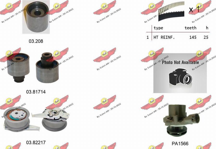 Autokit 04.5477PA - Ūdenssūknis + Zobsiksnas komplekts adetalas.lv