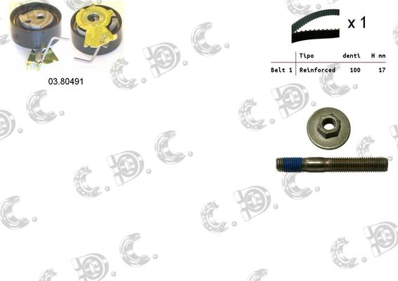 Autokit 04.5047 - Zobsiksnas komplekts adetalas.lv