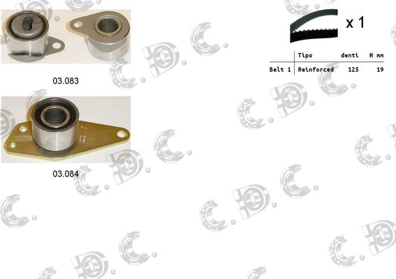 Autokit 04.5064 - Zobsiksnas komplekts adetalas.lv