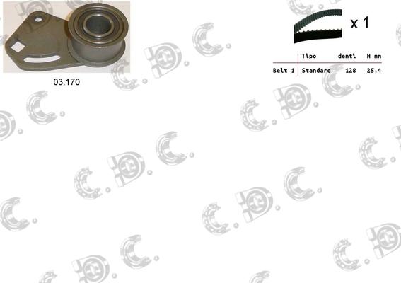 Autokit 04.5192 - Zobsiksnas komplekts adetalas.lv