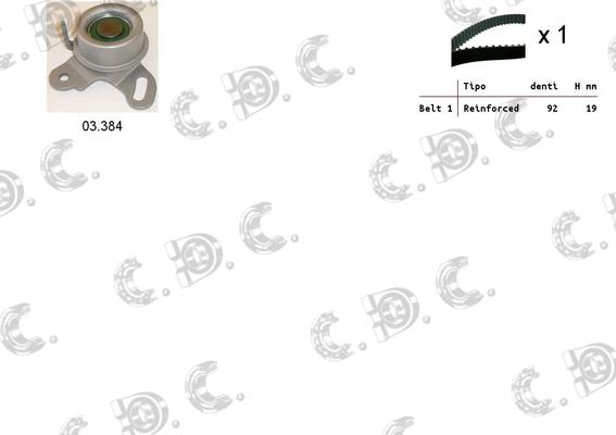 Autokit 04.5154 - Zobsiksnas komplekts adetalas.lv