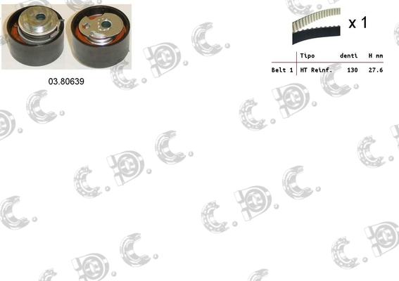 Autokit 04.5109 - Zobsiksnas komplekts adetalas.lv