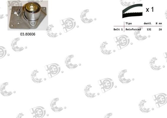 Autokit 04.5105 - Zobsiksnas komplekts adetalas.lv