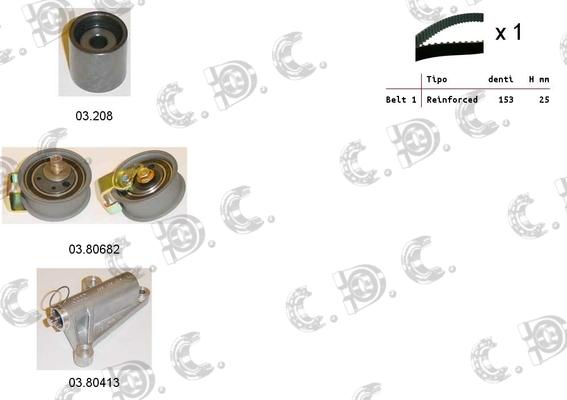 Autokit 04.5100C - Zobsiksnas komplekts adetalas.lv