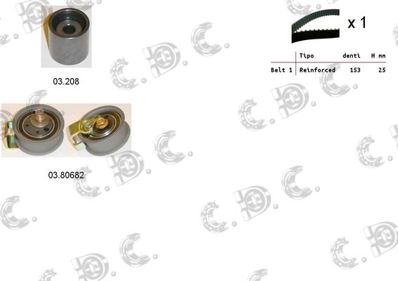 Autokit 04.5100 - Zobsiksnas komplekts adetalas.lv