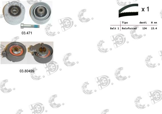 Autokit 04.5112 - Zobsiksnas komplekts adetalas.lv