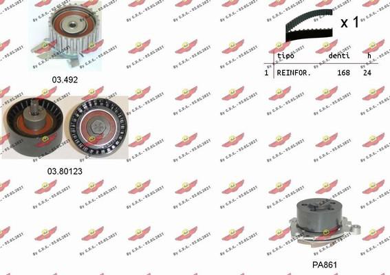 Autokit 04.5133PA - Ūdenssūknis + Zobsiksnas komplekts adetalas.lv