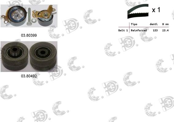 Autokit 04.5137 - Zobsiksnas komplekts adetalas.lv