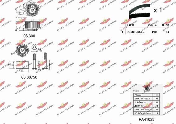 Autokit 04.5125PA - Ūdenssūknis + Zobsiksnas komplekts adetalas.lv