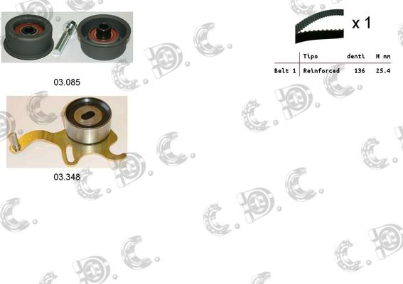 Autokit 04.5175 - Zobsiksnas komplekts adetalas.lv