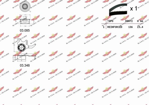 Autokit 04.5175 - Zobsiksnas komplekts adetalas.lv