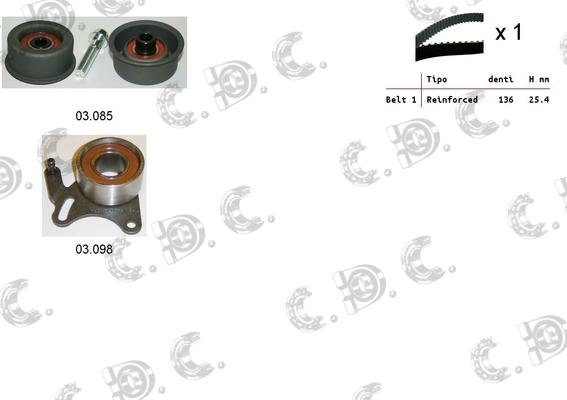 Autokit 04.5176 - Zobsiksnas komplekts adetalas.lv