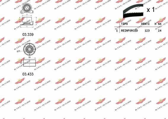 Autokit 04.5178 - Zobsiksnas komplekts adetalas.lv