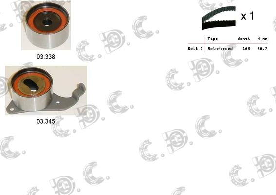 Autokit 04.5177 - Zobsiksnas komplekts adetalas.lv