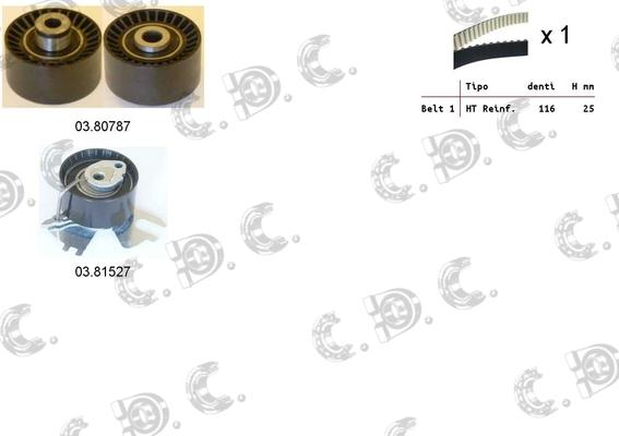 Autokit 04.5346 - Zobsiksnas komplekts adetalas.lv