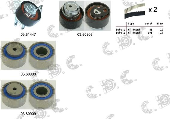 Autokit 04.5301 - Zobsiksnas komplekts adetalas.lv