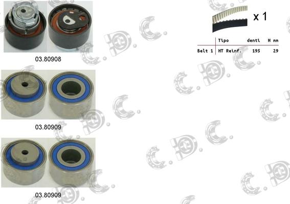 Autokit 04.5302 - Zobsiksnas komplekts adetalas.lv