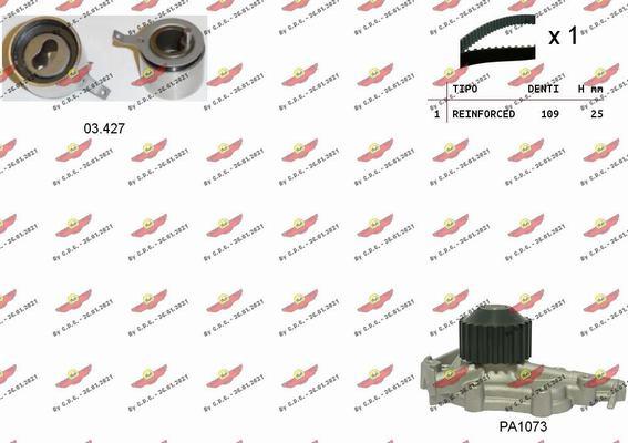 Autokit 04.5310PA - Ūdenssūknis + Zobsiksnas komplekts adetalas.lv