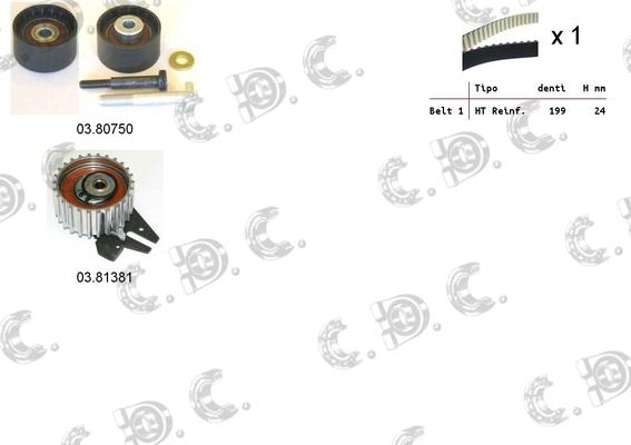 Autokit 04.5311 - Zobsiksnas komplekts adetalas.lv