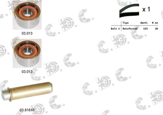 Autokit 04.5372 - Zobsiksnas komplekts adetalas.lv