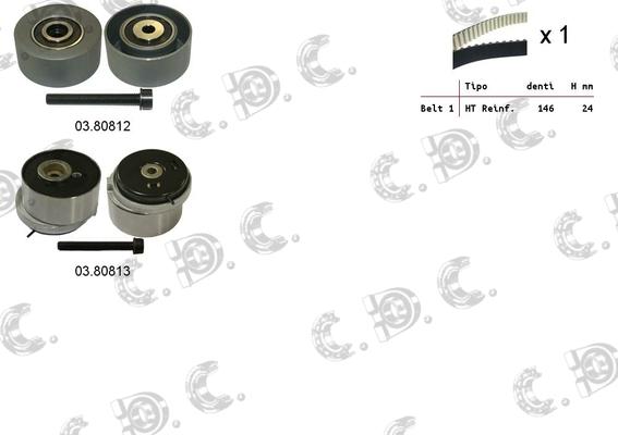 Autokit 04.5299 - Zobsiksnas komplekts adetalas.lv